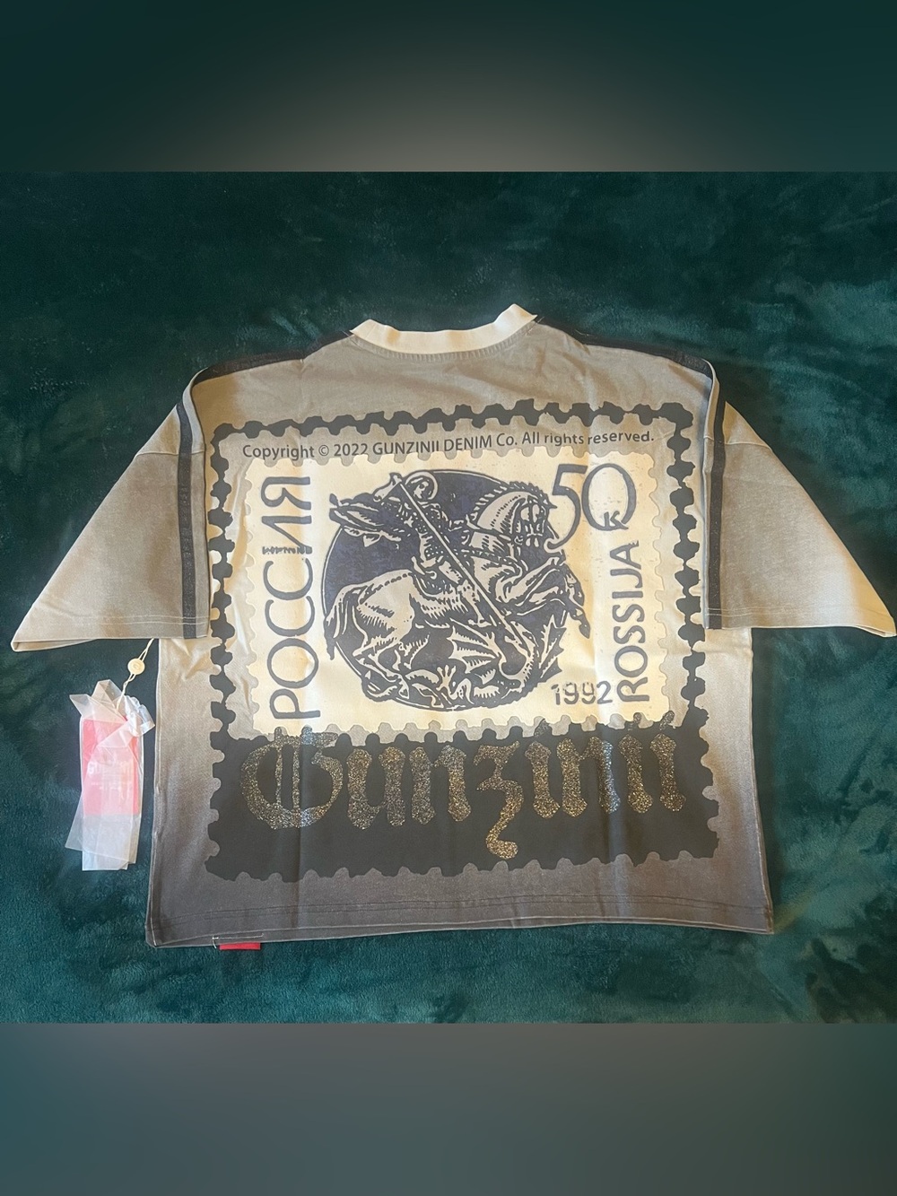 Gunzinii Crop Boxy fit T-shirt Men size OS XS